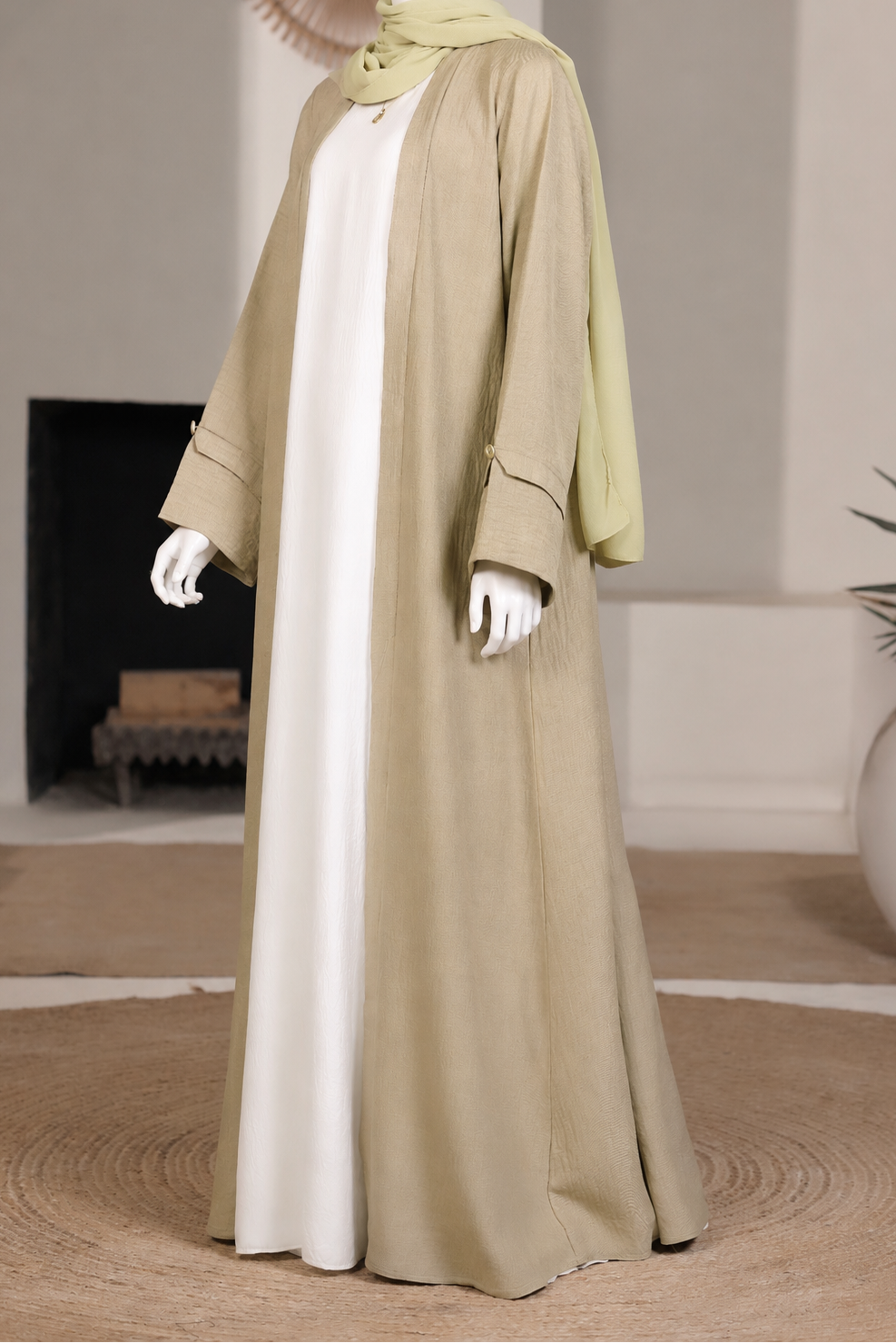 Inaya Gown Khaaki