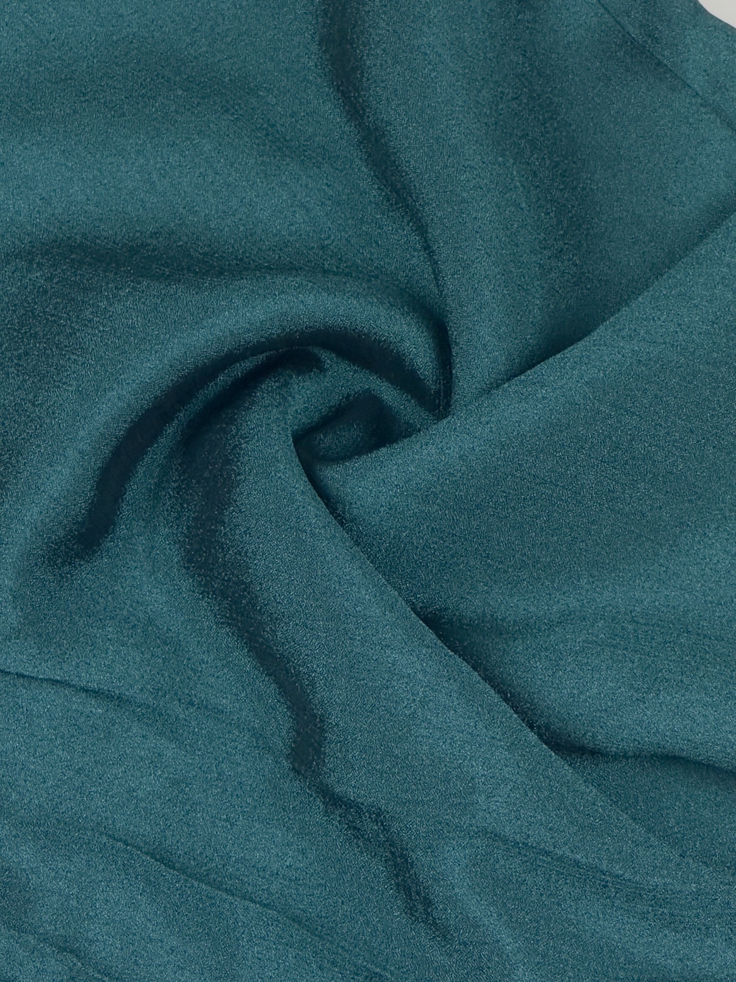 Premium Crinkle Silk | Midnight Teal