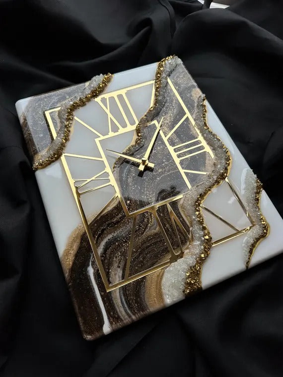 Customize Resin Art Clock