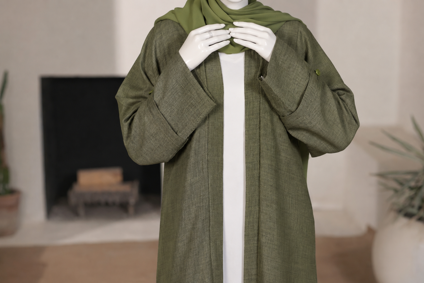 Inaya Gown Olive