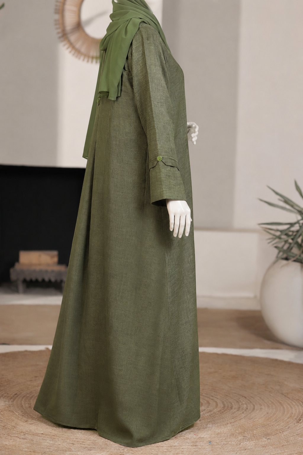 Inaya Gown Olive