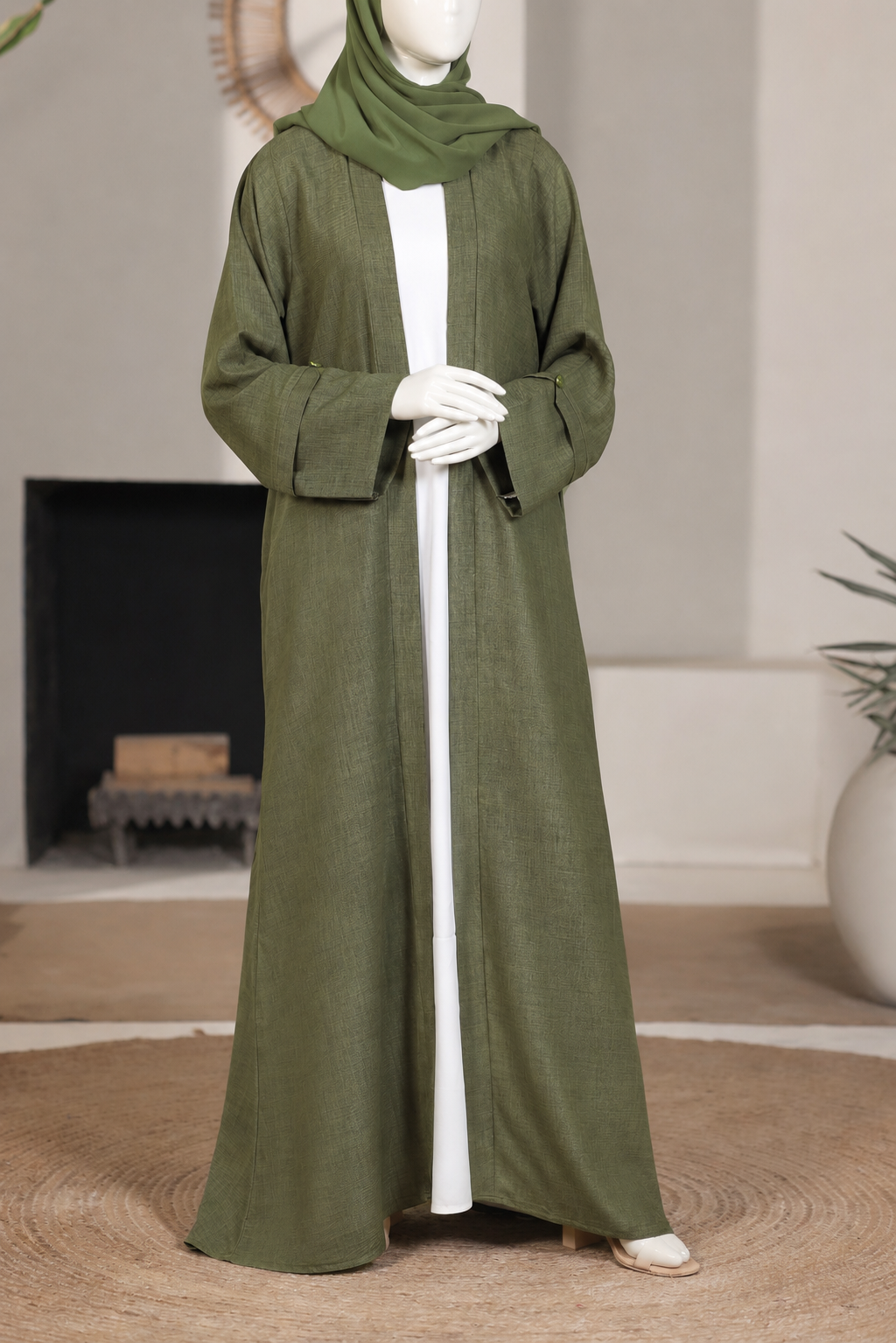 Inaya Gown Olive