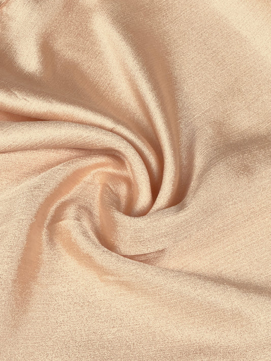 Premium Crinkle Silk | Champagne Gold
